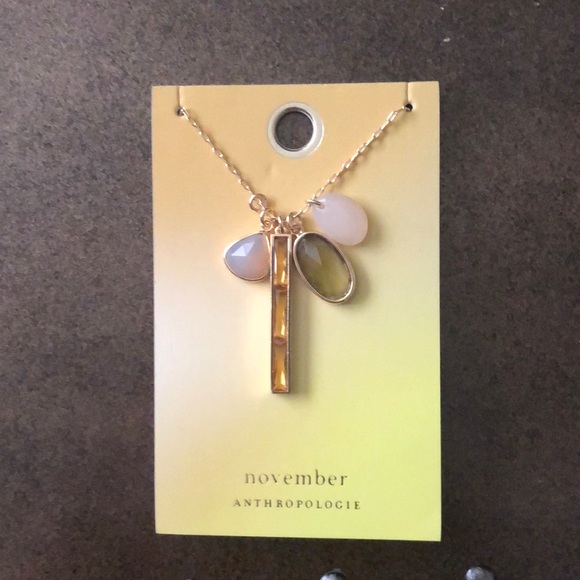 Anthropologie Birthstone November Necklace - Picture 3 of 5